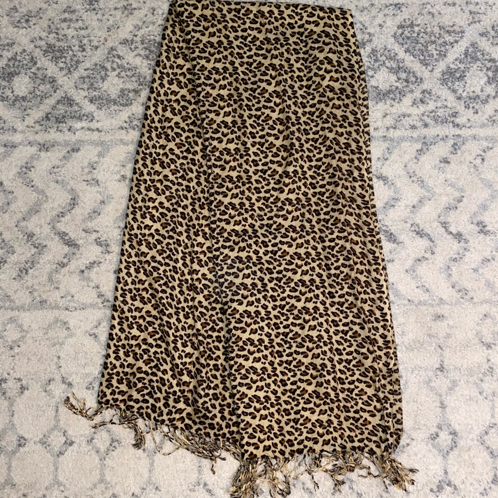 Cheetah Print Blanket Scarf!